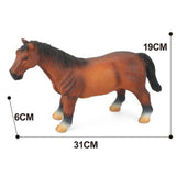 Max Animal Model with Sound Simulation Animal Figurines Toys Set Horse