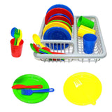 Max 28 Pieces Kitchen Playset Mini Kitchen Cutlery Kids Pretend Role Play Toys