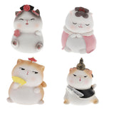 Max Adorable Resin Cat Hand-Painted Statue Car Garden Indoor Decoration 2370-3D