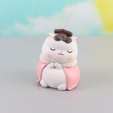 Max Adorable Resin Cat Hand-Painted Statue Car Garden Indoor Decoration 2370-3D