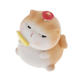 Max Adorable Resin Cat Hand-Painted Statue Car Garden Indoor Decoration 2370-3A