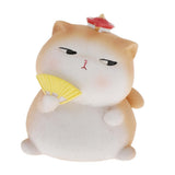 Max Adorable Resin Cat Hand-Painted Statue Car Garden Indoor Decoration 2370-3A