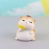 Max Adorable Resin Cat Hand-Painted Statue Car Garden Indoor Decoration 2370-3A