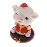 Max Lovely Happy Pig Shaking Head Piggy Kids Toy Dashboard Decoration Property