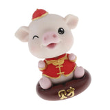 Max Lovely Happy Pig Shaking Head Piggy Kids Toy Dashboard Decoration Property