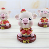 Max Lovely Happy Pig Shaking Head Piggy Kids Toy Dashboard Decoration Property