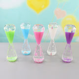 Max Oil Liquid Hourglass Floating Bubble Motion Timer Sensory Toys Hexagon