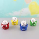 Max Car Dashboard Toy Shaking Head Cat Home Office Decoration Red