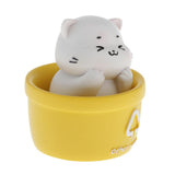 Max Car Dashboard Toy Shaking Head Cat Home Office Decoration Yellow