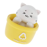 Max Car Dashboard Toy Shaking Head Cat Home Office Decoration Yellow