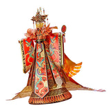 Max Chinese Wedding Dress 3D Metal Puzzle Model Laser Cut DIY Nano Jigsaw Toy
