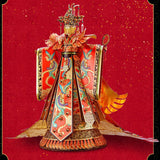 Max Chinese Wedding Dress 3D Metal Puzzle Model Laser Cut DIY Nano Jigsaw Toy
