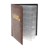Max Maxb 250Holders for Penny Money Pocket Storage Coins Album Book Collection Brown