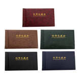 Maxbell Banknote Currency Collection Album Paper Money Pocket Holders 20 Pages Red