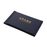 Maxbell Banknote Currency Collection Album Paper Money Pocket Holders 20 Pages Blue