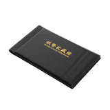 Maxbell Banknote Currency Collection Album Paper Money Pocket Holders 20 Pages Black