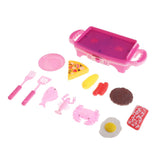 Maxbell Play Kitchen Toys Pretend Play Cooking Pizza Seafood Steak Food Kids Playset