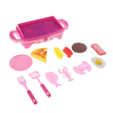 Maxbell Play Kitchen Toys Pretend Play Cooking Pizza Seafood Steak Food Kids Playset