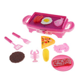 Maxbell Play Kitchen Toys Pretend Play Cooking Pizza Seafood Steak Food Kids Playset