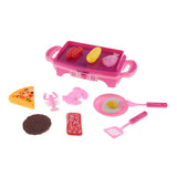 Maxbell Play Kitchen Toys Pretend Play Cooking Pizza Seafood Steak Food Kids Playset