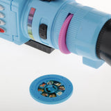 Maxbell Kids Projection Simulation Camera Toy Light Music Flashlight Puzzle Toy Blue