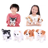 Max Electronic Plush Dog Robot Toy Walk Bark Wag Tail Kids Gift  Shepherd dog