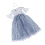 Max Maxb 1/3 BJD Girl Dolls Handmade Clothes DIY Dress up Strapless Blue Dress