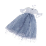 Max Maxb 1/3 BJD Girl Dolls Handmade Clothes DIY Dress up Strapless Blue Dress