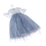 Max Maxb 1/3 BJD Girl Dolls Handmade Clothes DIY Dress up Strapless Blue Dress