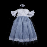 Max Maxb 1/3 BJD Girl Dolls Handmade Clothes DIY Dress up Strapless Blue Dress