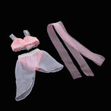 Max Maxb 1/3 BJD Girl Dolls Handmade Swimwear Clothes DIY Dress up Accs Pink