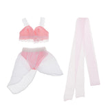 Max Maxb 1/3 BJD Girl Dolls Handmade Swimwear Clothes DIY Dress up Accs Pink