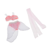 Max Maxb 1/3 BJD Girl Dolls Handmade Swimwear Clothes DIY Dress up Accs Pink