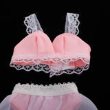 Max Maxb 1/3 BJD Girl Dolls Handmade Swimwear Clothes DIY Dress up Accs Pink