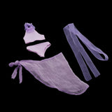 Max Maxb 1/3 BJD Girl Dolls Handmade Swimwear Clothes DIY Dress up Accs Purple