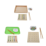 Max Maxb Training Clips Beads Toy Hands Brain Daily Life Educational Board Toys no tray