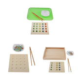 Max Maxb Training Clips Beads Toy Hands Brain Daily Life Educational Board Toys no tray