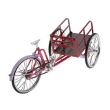 Max Maxb 1:10 Scale Alloy Diecast Racing Tricycle Bike Model Toy Table Decor Red