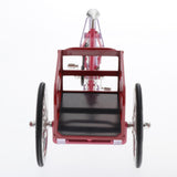 Max Maxb 1:10 Scale Alloy Diecast Racing Tricycle Bike Model Toy Table Decor Red