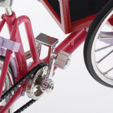 Max Maxb 1:10 Scale Alloy Diecast Racing Tricycle Bike Model Toy Table Decor Red