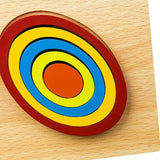 Max Maxb Geometric Jigsaw Puzzle Kids Preschool Educational Toy Gift Oval