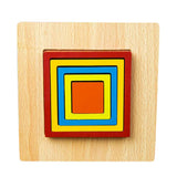 Max Geometric Jigsaw Puzzle Kids Preschool Educational Toy Gift Square