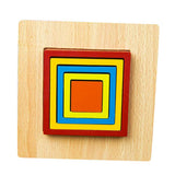 Max Geometric Jigsaw Puzzle Kids Preschool Educational Toy Gift Square