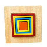 Max Geometric Jigsaw Puzzle Kids Preschool Educational Toy Gift Square
