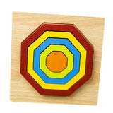 Max Geometric Jigsaw Puzzle Kids Preschool Educational Toy Gift Polygon