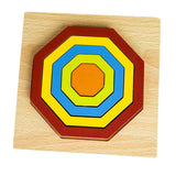 Max Geometric Jigsaw Puzzle Kids Preschool Educational Toy Gift Polygon