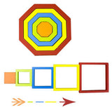 Max Geometric Jigsaw Puzzle Kids Preschool Educational Toy Gift Polygon