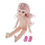 Maxbell Cute 21 Ball Jointed Princess Doll DIY Dress up Toys Gift Light Pink Hair