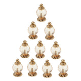 Maxbell Vintage Style Perfume Bottle for 1/12 Dollhouse Miniature Accessory Golden