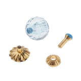 Maxbell Vintage Style Perfume Bottle for 1/12 Dollhouse Miniature Accessory Blue